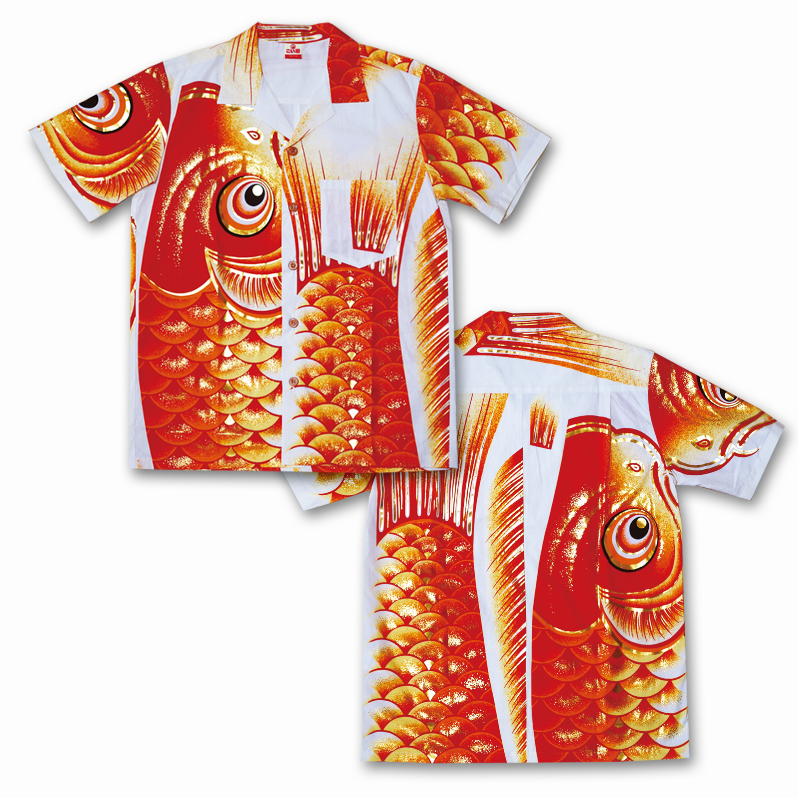 Aloha Shirt with Gold