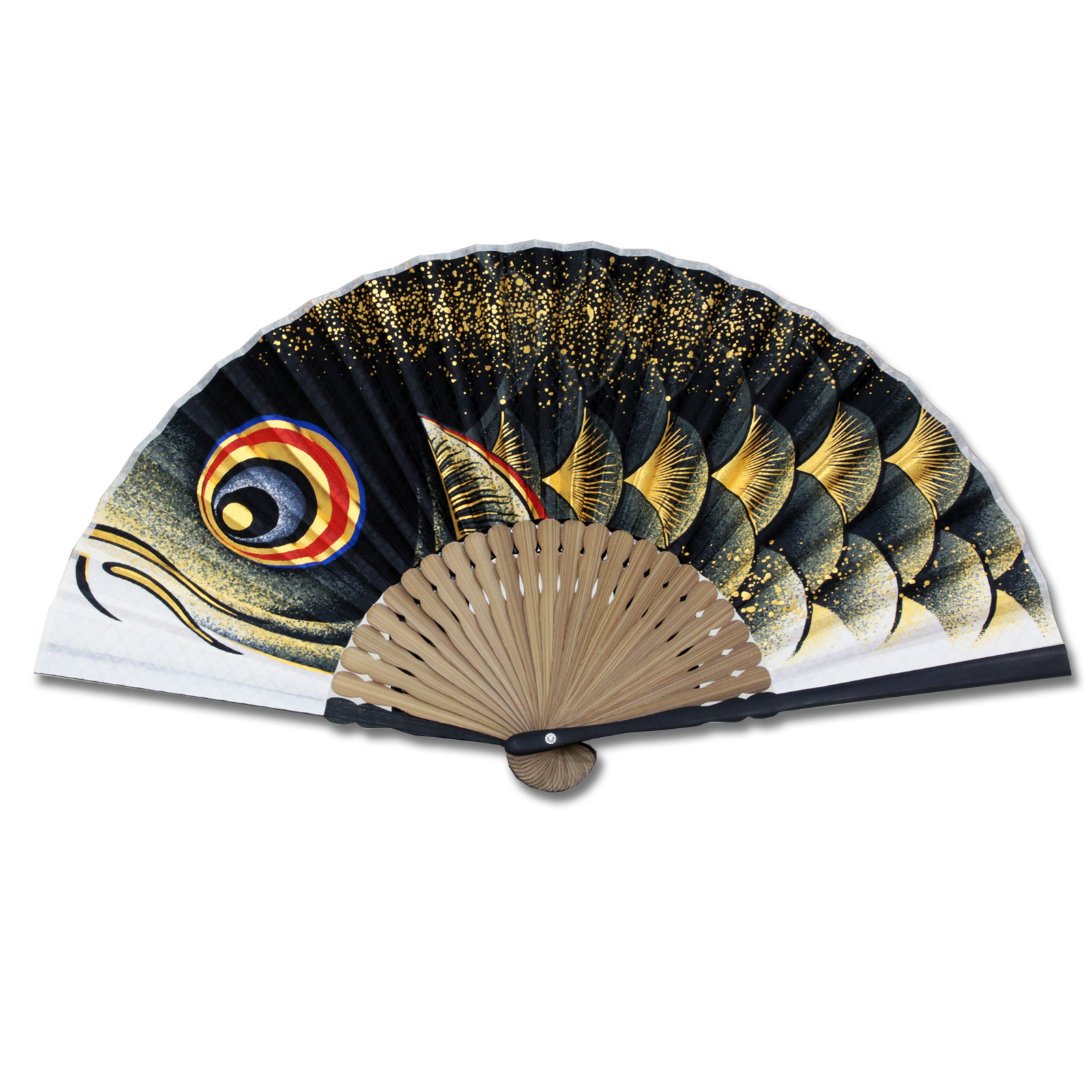 Folding Fan Black Left