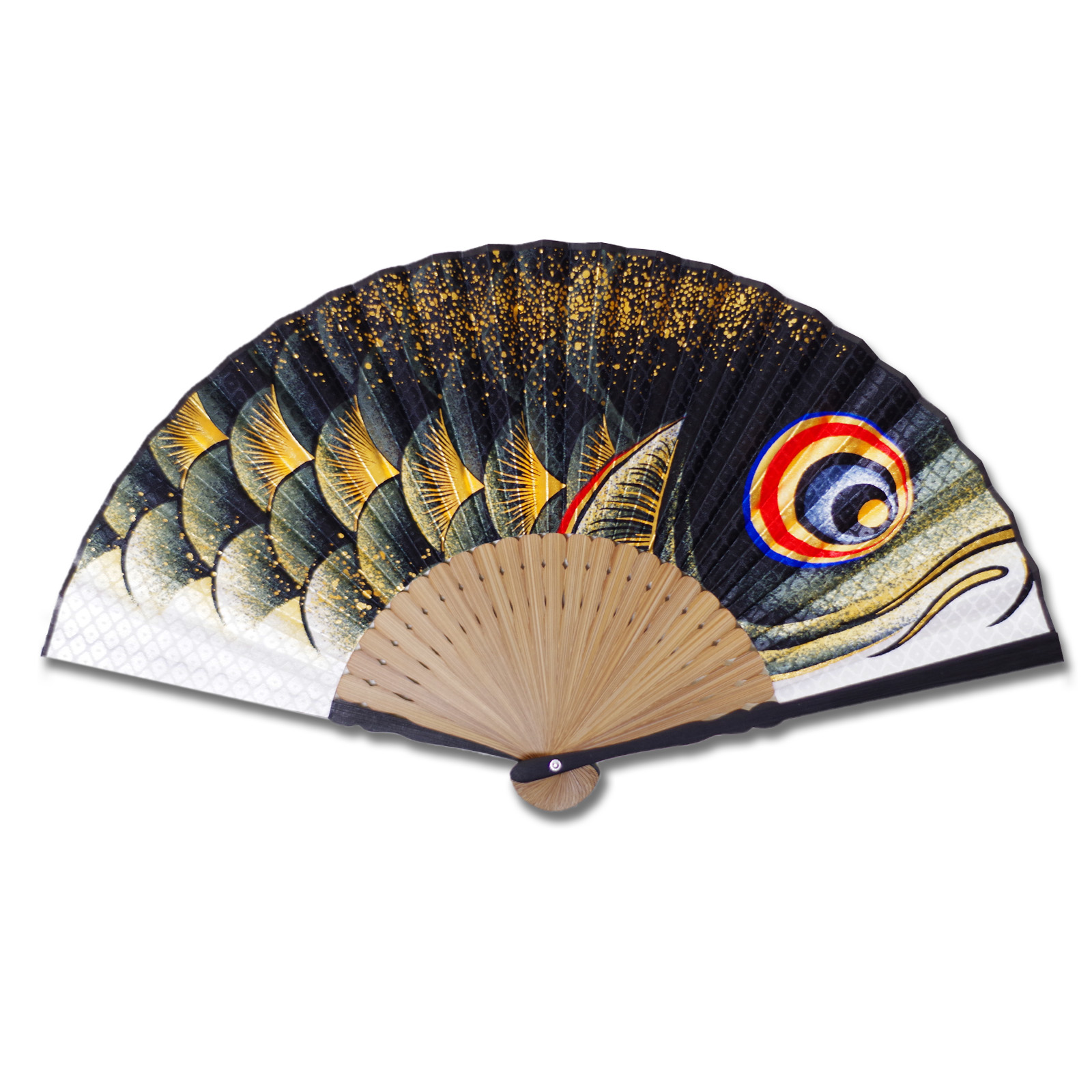 Folding Fan Black Right