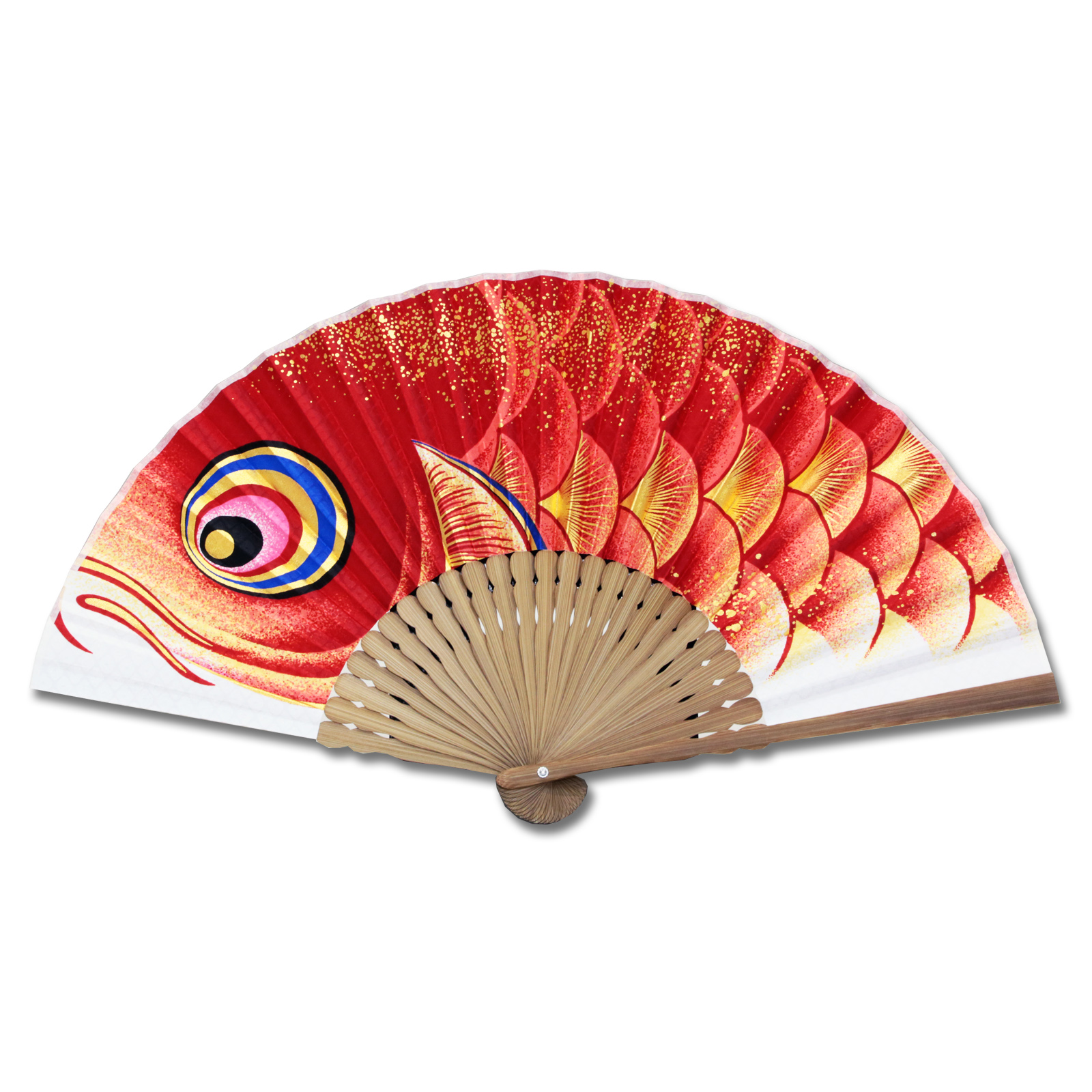 Folding Fan Red Left