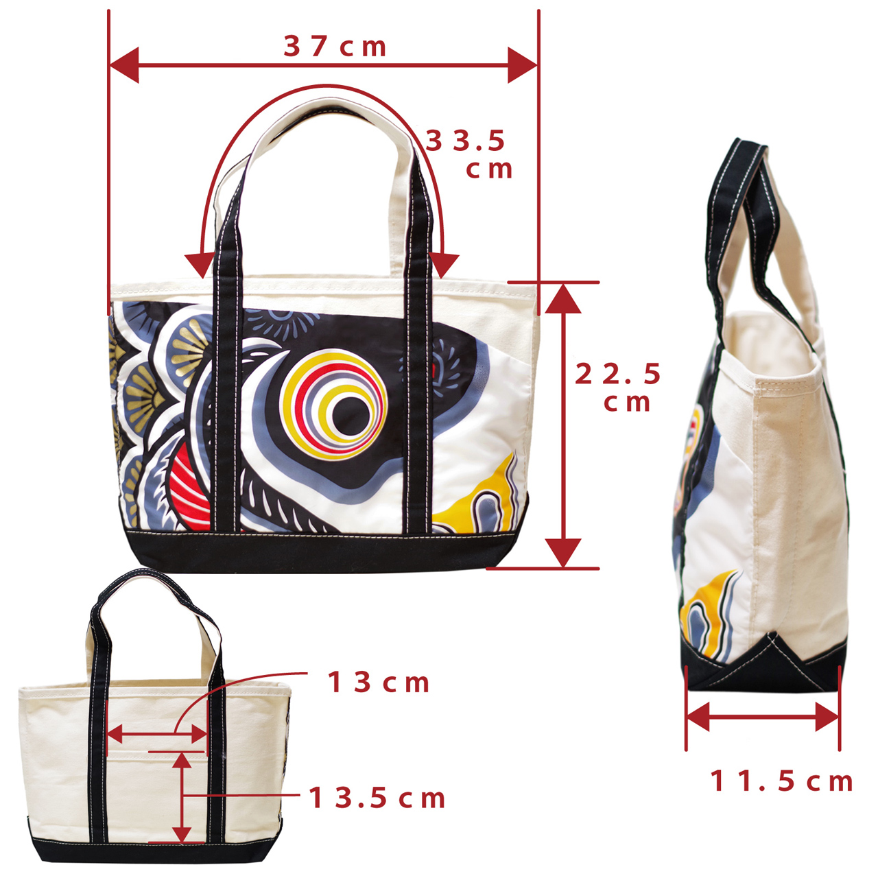 Tote Bag Blue Small Size